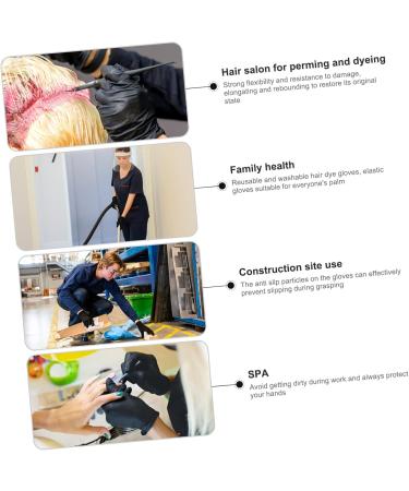 Gogogmee 3 Pairs Hair Dye Glove Mens Shampoo Hair Dye Black Shampoo Men Mens Tool Belt Gloves for Hair Dye Reusable Hloves Accessory Gloves for Men Hair Shampoo Gloves Dough Modeling Man - Buy Online on GoSupps.com