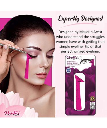 Reusable Eyeliner Stencils Set - Waterproof Gel & Liquid Makeup for Winged Tips, Beginners & Eyeshadow Application - Buy Online on GoSupps.com