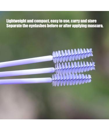 Mascara Eyelash Brush Eyelash Brush Light Safe 200pcs Portable for Women Daily Makeup Ladies Beauty Salon(Light purple) - Buy Online on GoSupps.com