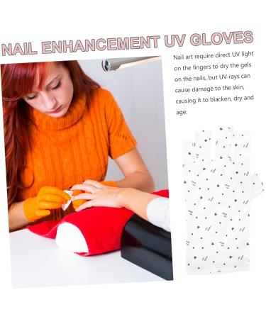 6 Pairs Nail Gloves Nail Gel Nail Dryer Glove Gloves Manicure Protection Gloves UV Protecting Gloves Manicure Nail Art Supplies Manicure Gloves UV Protection Polyester FRCOLOR - Buy Online on GoSupps.com