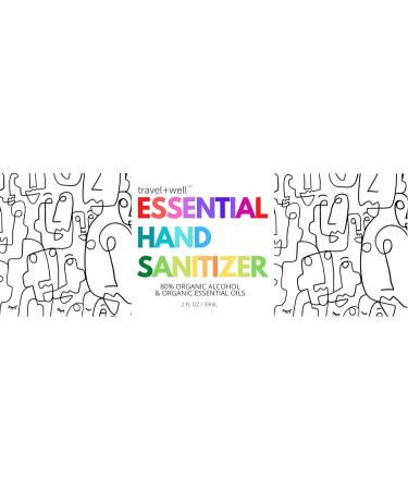 Travel + Well Essential No-Rinse Organic Hand Wash 5 Pack - Eco-Friendly Portable & Germ-Free Cleanliness - Buy Online on GoSupps.com