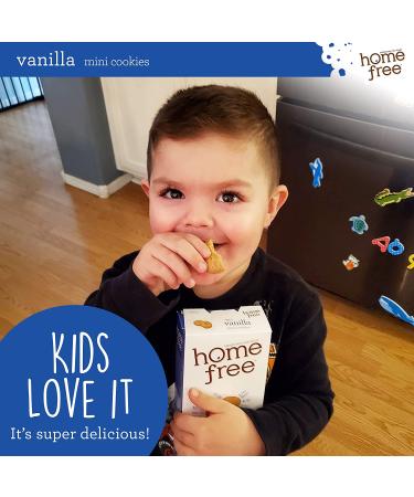Homefree Mini Vanilla Cookies - Gluten Free, Nut Free, Vegan, 5 oz. Box (Pack of 1) - Buy Online on GoSupps.com