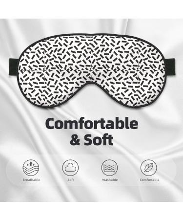 Black Double-Sided Sleep Mask | Adjustable Soft Eye Covers for Perfect Shading & Reduced Eye Edema - International Shipping Available - Buy Online on GoSupps.com