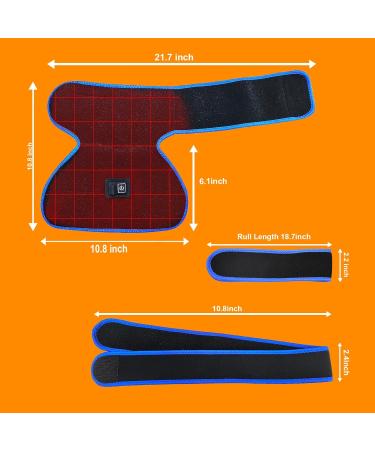 Heated Knee Brace for Arthritis & Joint Pain Relief | 3 Settings & Auto-Off | Perfect for Knees Shoulders & Elbows - International Shipping Available - Buy Online on GoSupps.com