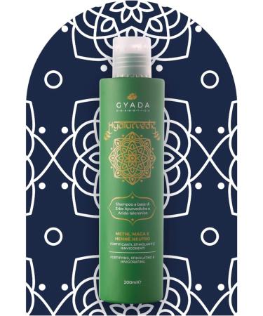  GYADA COSMETICS GYADA COSMETICS Hyalurvedic Contrast Strengthening Shampoo Crespo Effect for Fine and Weak Hair Based on Methi Maca Henna Neutral 200 ml - Buy Online on GoSupps.com