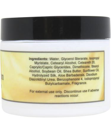 Eclectic Lady Vanilla Buttercream Body Cream - 2 oz Handcrafted Satin & Silk Lotion for Women | Shea Butter Aloe Vitamin E - Phthalate-Free Made in USA - Buy Online on GoSupps.com
