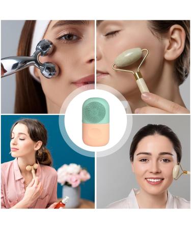 Wpsagek Face Ice Mold - Silicone Ice Roller Facial Ice Mold - Food Grade Facial Ice Mold Remove Fine Lines Cleansing Makeup Gray Powder - Buy Online on GoSupps.com