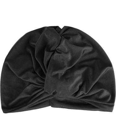 Buy Stylish Women's Swimming Cap - Retro Turban Bath Cap with Ear Protection Slipproof for Long & Short Hair - Perfect for Summer - Buy Online on GoSupps.com