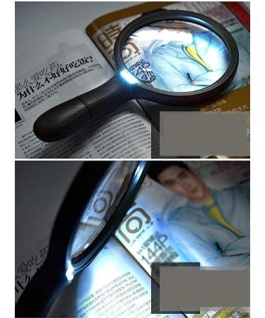 Professional Handheld Reading Optical Loupes/with 3 Led Lights 138Mm Large Lens Full of Stars - Buy Online on GoSupps.com