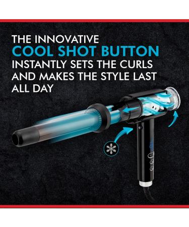 CHI Lava Curl Shot - Hair Curling Wand for Voluminous Shiny Curls | Ergonomic Design Lower Temperature Long-Lasting Results - Free International Shipping - Buy Online on GoSupps.com
