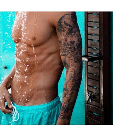 Aresvns Realistic Sleeve Tattoo - Waterproof & Long-Lasting - Christmas Gift - Buy Online on GoSupps.com