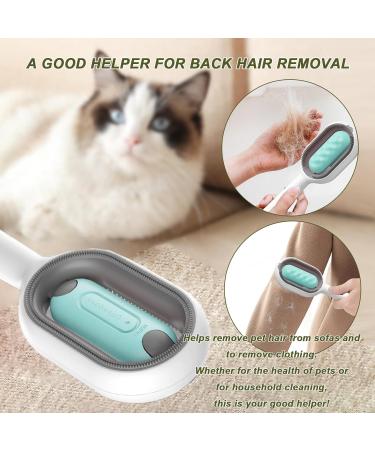 Pet Hair Removal Comb With Water Tank Dog Brush Cat Brush for Long Haired Cats Dogs Multifunctional Pet Cat Hair Remover Brush 3 in 1 Self Cleaning Cat Brush Grooming Brush (Short Green) Short-Green - Buy Online on GoSupps.com