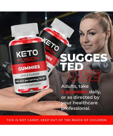 Alapor Keto Fusion Strawberry ACV Gummies - 30 Days Supply | Vitamins Infused | Keto-Friendly - Buy Online on GoSupps.com