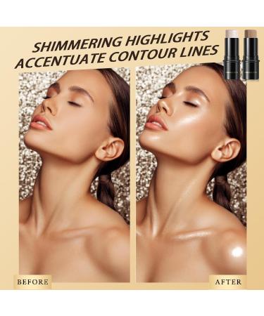 Long-Lasting Waterproof Contour Stick Highlighter Makeup Wand for Face & Body - Daily Wear, 29g (Pack of 1) - Buy Online on GoSupps.com