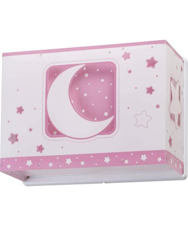 Dalber Children s Wall Lamp - Moon & Stars Design in Pink Rose | Perfect Kids' Room Lighting - Buy Online on GoSupps.com