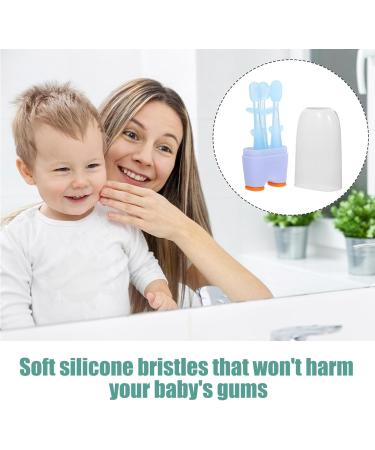 Baby Tongue Cleaners Set | Portable Toothbrush & Oral Cleaners for Infants Toddlers & Pets - International Shipping Available - Buy Online on GoSupps.com