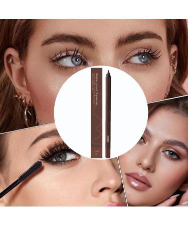 Eyeliner Pencil Gliding Waterproof Eye Pencil Highly Pigmented Makeup Pen Natural Gel For Dancing Parties Daily Use Live Performances For Women - Buy Online on GoSupps.com