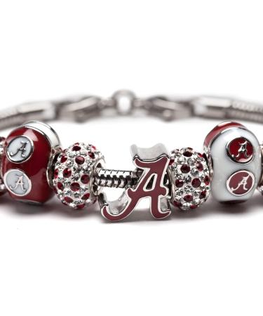 University of Alabama Stainless Steel Bead Charm - Perfect UA Gift for Charm Bracelets - Buy Online on GoSupps.com