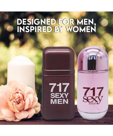 717 Sexy Couple Set Perfume for Women/Men Eau De Parfum - Amber Floral Jasmine Bourbon Vanilla & Woods Oriental-Floral Women/Men Cologne with a Modern Twist Elegant 100ml Bottle for Best Gift - Buy Online on GoSupps.com