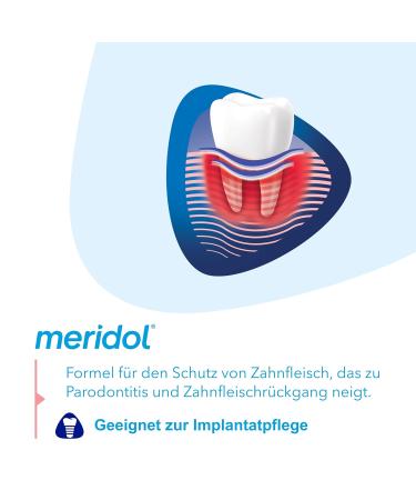 Meridol Mouth Rinse Parodont Expert 400ml - Antibacterial Gum Care for Periodontitis & Gum Health | Buy 3-Pack Online - Buy Online on GoSupps.com