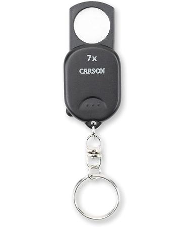 Carson Clip & View Pop-Up Retractable 7X Aspheric Keychain Magnifier (GN-70) - Buy Online on GoSupps.com