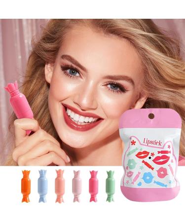 Matte lipstick set small lipstick set 6x velvet lip stick coloring kit candy lip gloss pills - Buy Online on GoSupps.com