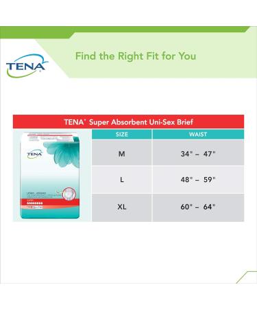 Tena Adjustable Incontinence Briefs Super Absorbency Large Waist 26 Count incontinence protector - Buy Online on GoSupps.com