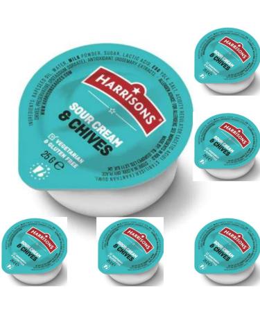 Harrison Sauce Dip Pack of 50 Dip Chutney Sauces Vegan Friendly Gluten Free with No Soya Dairy and Artificial Color or Flavor Made in UK (Sour Cream and Chives)