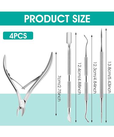 Giantree 4Pcs Nail Care Kit - Professional Manicure Tools for Fingernails and Toenails - Buy Online on GoSupps.com