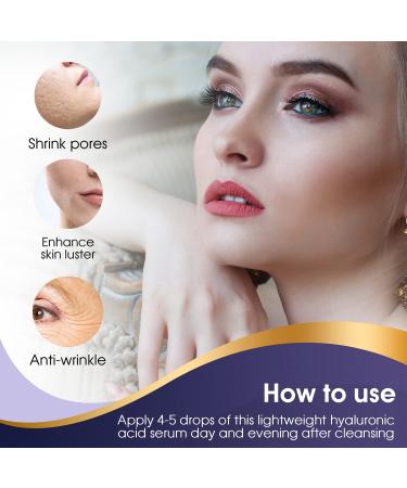 Hyaluronic Acid Serum - Hydration & Anti-Aging Face Serum for Youthful Skin | 1.7 Oz (50 Ml - Buy Online on GoSupps.com