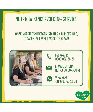 Nutricia Nederland BV Olvarit BIO Pear Apple Blueberry 6+ months squeeze bags 6x 90 grams - Buy Online on GoSupps.com