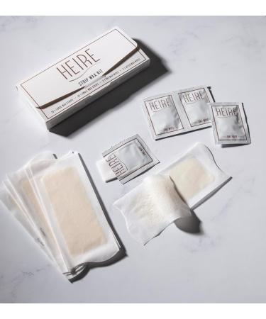 Heirewax Kit de Bandes de Cire | pilation Professionnelle Domicile | Bandes de Cire Flexibles pour une Peau Lisse | Convient pour les Jambes les Bras et le Visage | R sultats de Qualit Salon - Buy Online on GoSupps.com