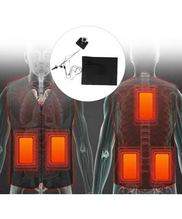 2-in-1 Electrically Heated Pad & Intelligent Temperature-Regulating Heating Towel - Waterproof USB Heating for Clothing Vests - Buy Online on GoSupps.com