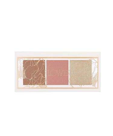 FLOWER BEAUTY Contour Palette | 3-Powder Lift & Sculpt Makeup Shades | Medium/Dark Face Contouring Kit | Cruelty-Free & Vegan Friendly - Buy Online on GoSupps.com