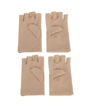 Manicures Protection Gloves Prevent Skin Aging UV Protection Manicure Gloves Fingerless for Hiking (DAUZ2faequ0yn5-11)