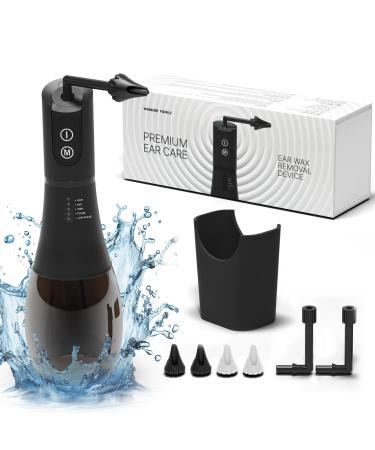 Electric Ear Wax Removal Kit - 5 Modes in 1 Ear Irrigation Flushing System - Water Ear Cleaner for Adults & Kids - Ear Cleaning Kit with Timer Basin 4 Tips Included - Advanced Earwax Removal Kit Universal