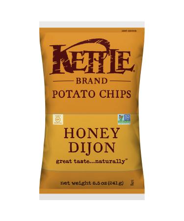 Kettle Brand Potato Chips, Honey Dijon, 8.5 Ounce Bags (Pack of 12)