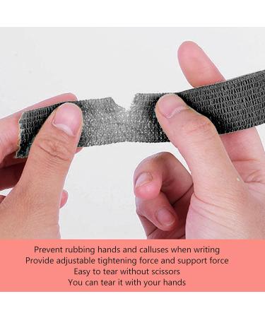 Self Adhesive Bandage - Elastic Cohesive Wrap (10 Rolls) - Breathable Waterproof Adjustable Tightening Force - Ideal for Gauze Fixing - Black - Buy Online on GoSupps.com