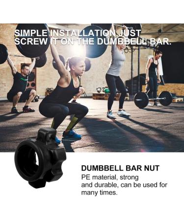 VOSAREA 4 Pcs Dumbbell Bar Nut - Spin Screw Clamp Fitness Accessories for Home Gym - Buy Online on GoSupps.com