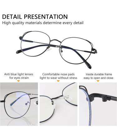 COOLOO Blue Light Blocking Glasses for Men and Women - Anti Glare Computer and Gaming Glasses - Blue Light 02-Black - Buy Online on GoSupps.com
