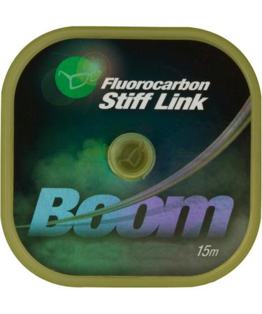 Korda Boom Fluorocarbon Stiff Link 15m - 0.65mm Leader Line (35lbs / 15.9kg) | Premium Fishing Gear for International Shipping - Buy Online on GoSupps.com