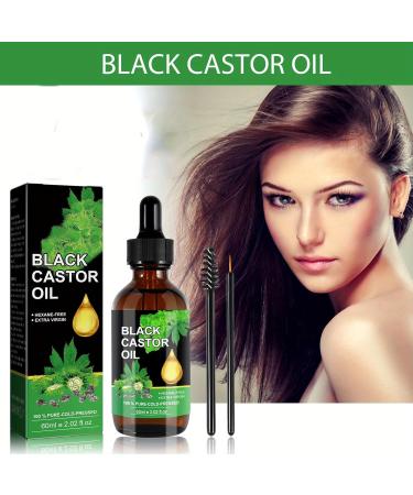 3PCS Organic Jamaican Black Castor Oil - Cold Pressed Unrefined for Hair Eyelashes & Eyebrows Growth - 100% Pure in Glass Bottles - Buy Online on GoSupps.com