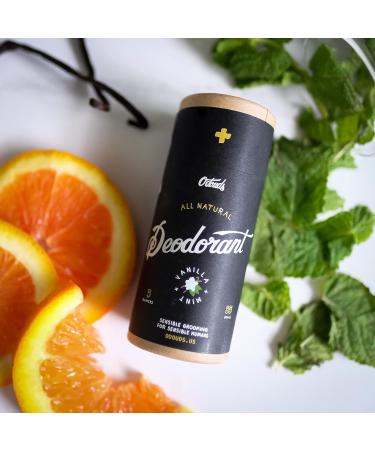O'Douds Natural Deodorant - Aluminum Free Paraben Free Vegan Deodorant for Men & Women - Long-Lasting Protection & Gentle Formula for All Skin Types - Vanilla & Mint Scent 3 oz. - Buy Online on GoSupps.com