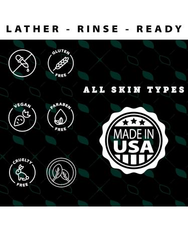 Men s Activated Charcoal Face Wash | Deep Cleanse Hydration with Organic Aloe & Coconut | Non-Drying Facial Cleanser for All Ages & Skin Types - Buy Online on GoSupps.com