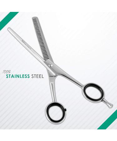 Focus World Uk 6.5 Inches Hairdressing Scissors Set - Japanese Stainless Steel Barber Scissors for Professional Hair Cut - Men & Women - FW-SET-01 Silver - Buy Online on GoSupps.com