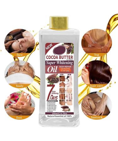 Black Skin Brightening Oil Papaya Oil For Skin Super Whitening Papaya Oil Repairing Body Papaya Oil For Lightening Dark Skin (Cocoa 200ML) - Buy Online on GoSupps.com
