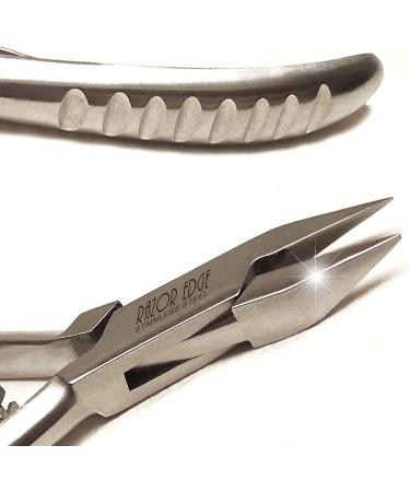Razor Edge High Performance Toe Nail Clipper Straight Arrow Pointed Blade Ingrown Nail Cutter - Buy Online on GoSupps.com