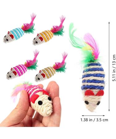 Shengruili 9-Piece Interactive Cat Toy Set - Fun Mice for Kittens & Cats - International Shipping Available - Buy Online on GoSupps.com