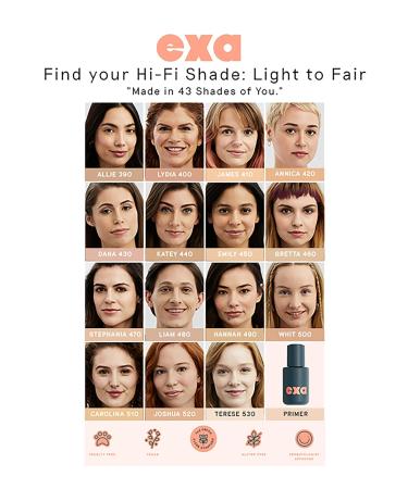 Exa Beauty Natural High Fidelity Foundation - Clean Vegan Cruelty-Free Makeup | Mac 280 Medium with Neutral or Golden Undertones - Buy Online on GoSupps.com