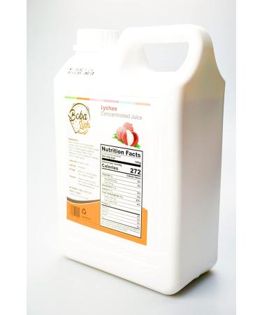 Lychee Flavoured Bubble Tea Syrup by Boba Lish - 2.5kg - 50 Drinks - Catering Size - Buy Online on GoSupps.com